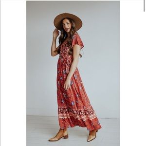 Wrap Maxi Dress